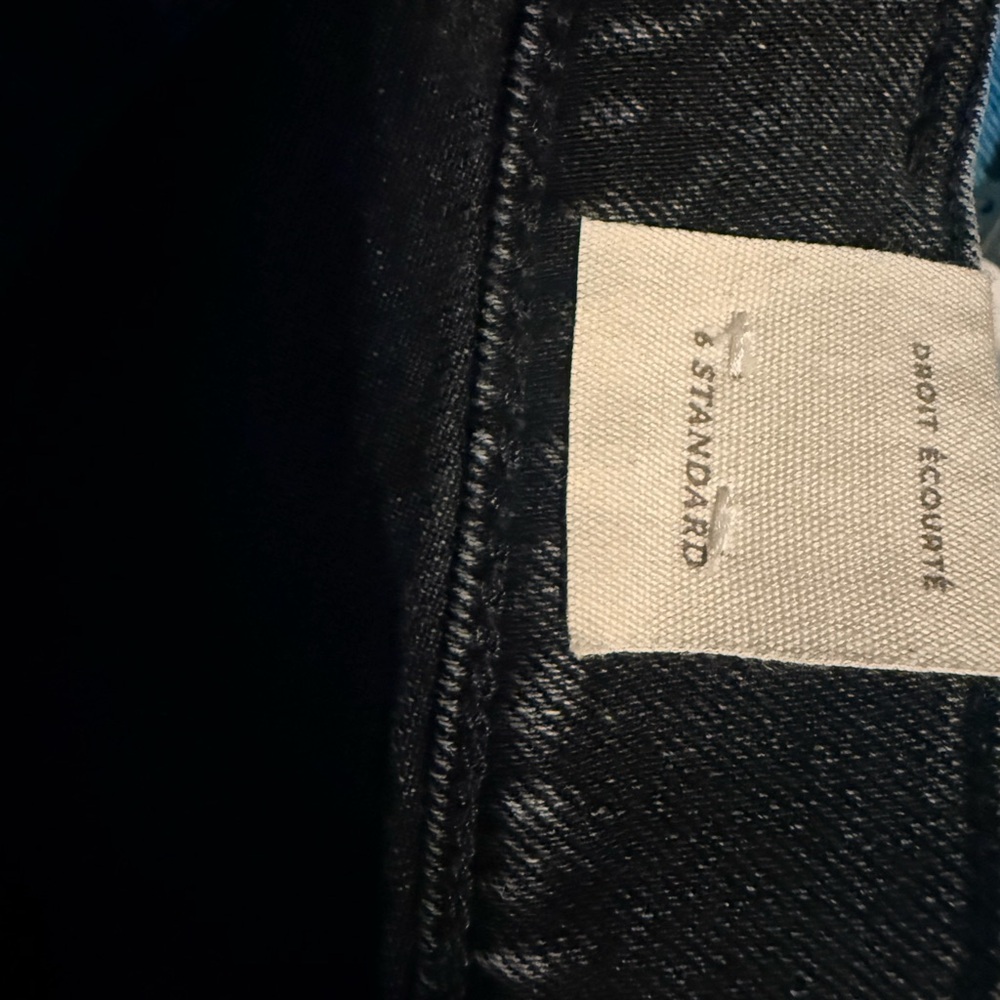 American Eagle AE77 Black straight crop Fit Jeans - Picture 6 of 6